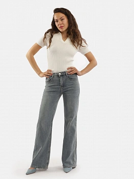 картинка Женские джинсы A PASSION PLAY Bootcut, голубые  SQ77905 в мультибрендовом интернет-магазине 5КармаNов