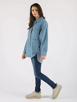 картинка A PASSION PLAY Рубашка джинсовая с длинным рукавом  RT000000469 в мультибрендовом интернет-магазине 5КармаNов